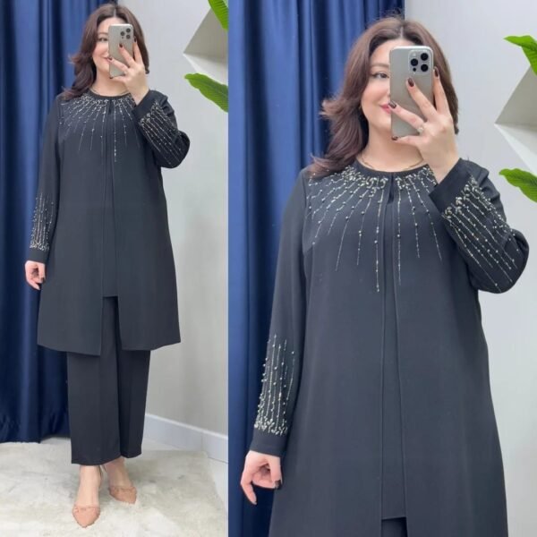 Arabian-Inspired Stylish Kurti Set - Image 2